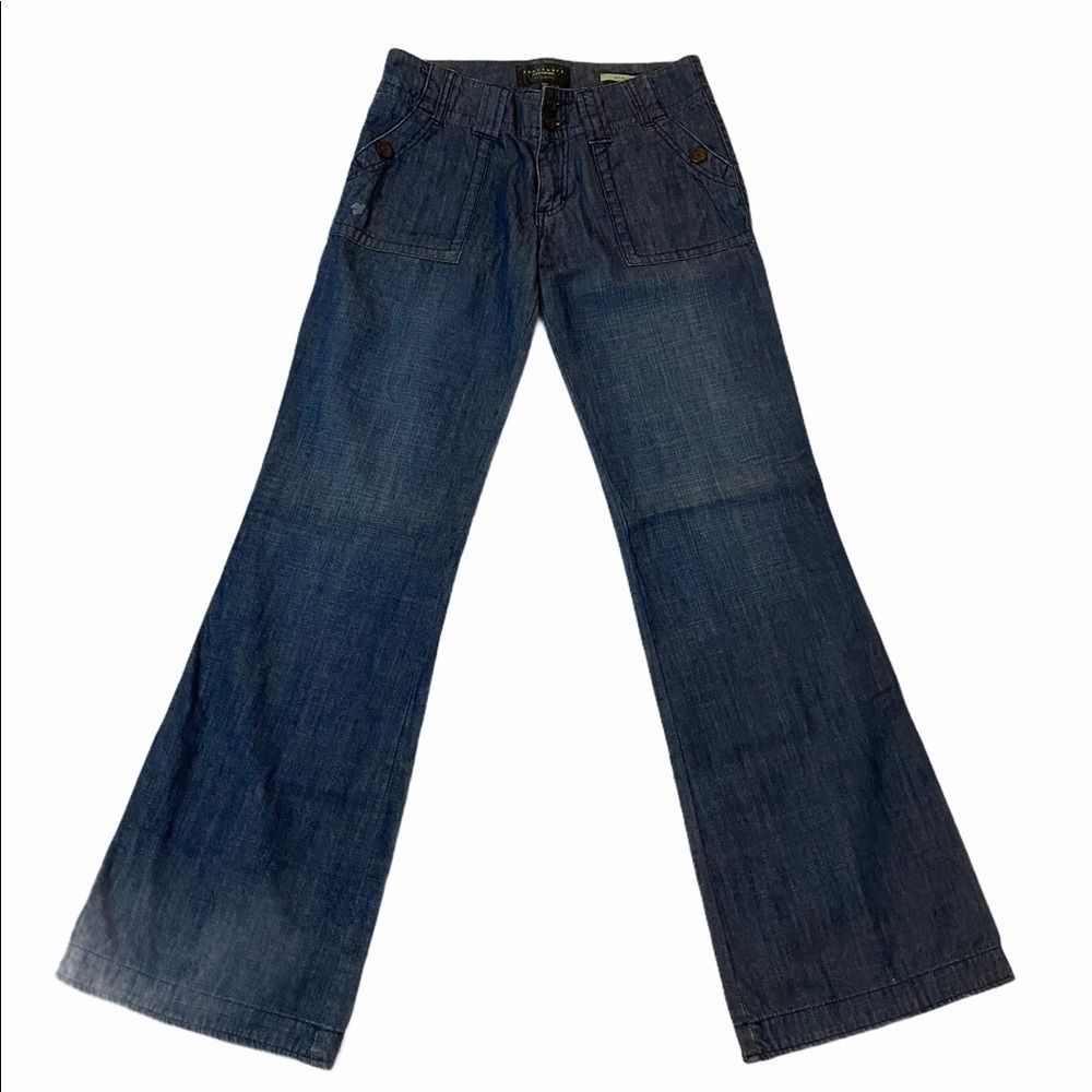 J. Crew City Fit Lightweight Denim Trousers
